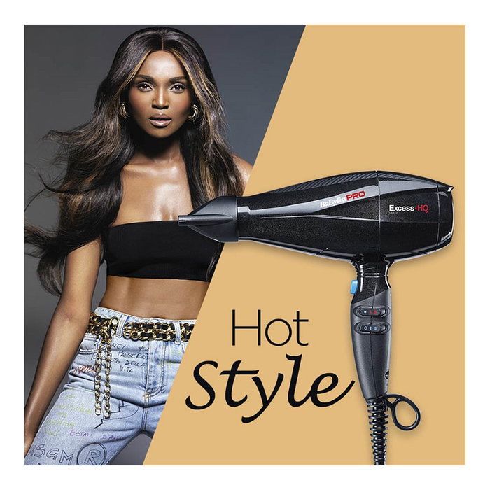 BaByliss Pro Hair Dryer Pro Excess-HQ BAB6990IE Negro