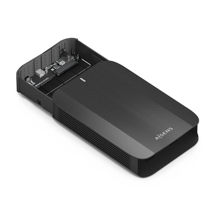 AISENS ASE-3535B Caja Externa para Disco Duro 3.5 SATA a USB-C Negro AISENS ASE-3535B Caja Externa para Disco Duro 3.5 SATA a USB-C Negro