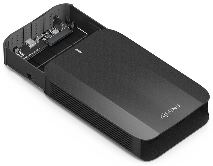 AISENS ASE-3535B Caja Externa para Disco Duro 3.5 SATA a USB-C Negro AISENS ASE-3535B Caja Externa para Disco Duro 3.5 SATA a USB-C Negro