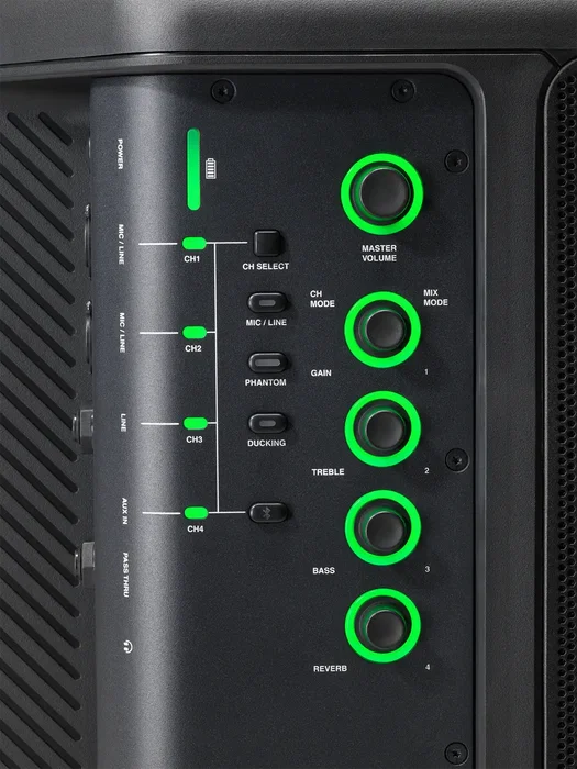 JBLPRO Eon One Compact Altavoz Portátil Profesional, Woofer de 8 Pulgadas, 112 dB, 17.6 lbs, Bluetooth, Mezclador Integrado