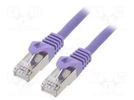 GEMBIRD Patch cord Cat 6a S/FTP 3m violeta