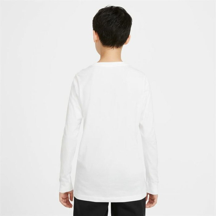 Camiseta de Manga Larga Niño Nike Sportswear Blanco XL