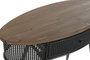 DKD Home Decor Consola Loft Negro Marron 39 x 78 x 90.5 cm