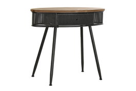 DKD Home Decor Consola Loft Negro Marron 39 x 78 x 90.5 cm