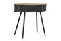 DKD Home Decor Consola Loft Negro Marron 39 x 78 x 90.5 cm
