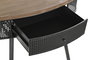 DKD Home Decor Consola Loft Negro Marron 39 x 78 x 90.5 cm