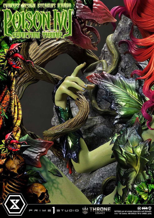 Prime 1 Studio Estatua 1/4 Throne Legacy Collection Batman Poison Ivy Seduction Throne