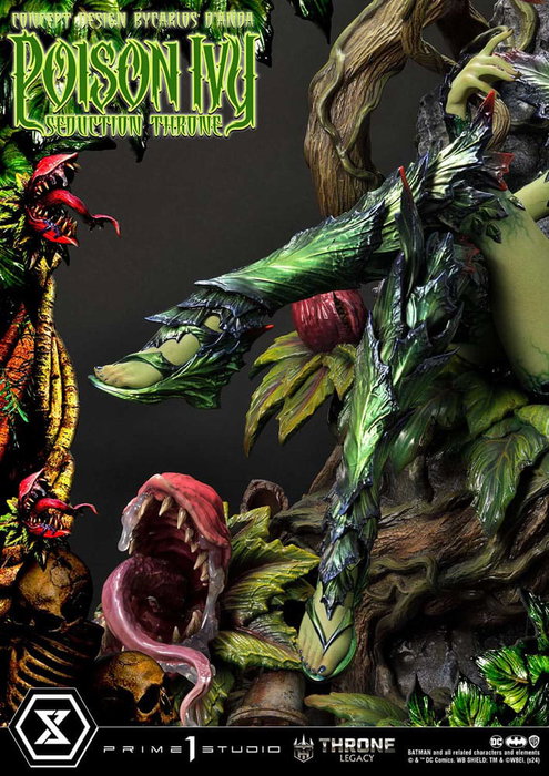 Prime 1 Studio Estatua 1/4 Throne Legacy Collection Batman Poison Ivy Seduction Throne