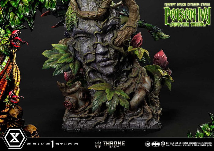 Prime 1 Studio Estatua 1/4 Throne Legacy Collection Batman Poison Ivy Seduction Throne