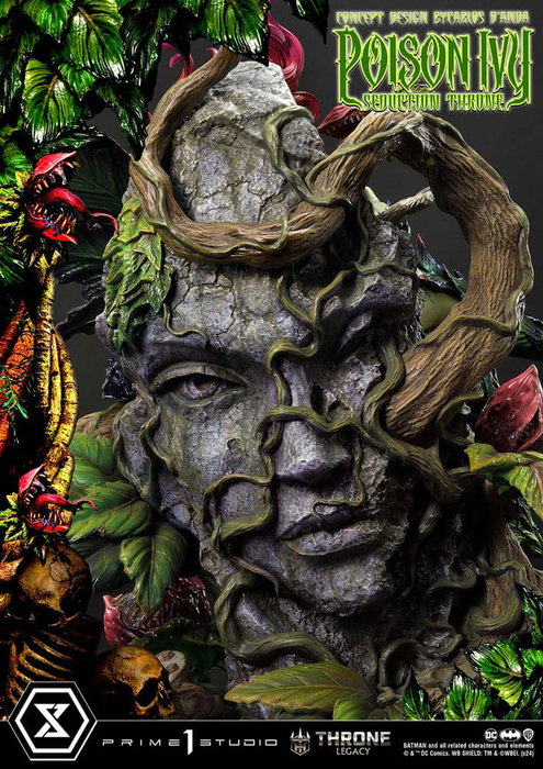 Prime 1 Studio Estatua 1/4 Throne Legacy Collection Batman Poison Ivy Seduction Throne