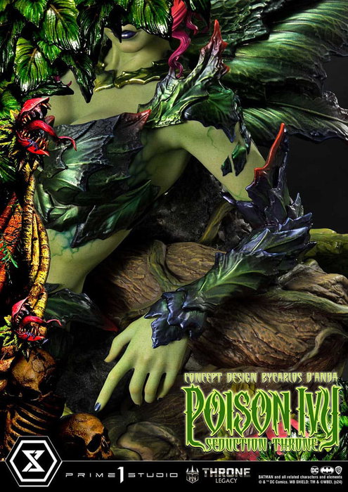 Prime 1 Studio Estatua 1/4 Throne Legacy Collection Batman Poison Ivy Seduction Throne