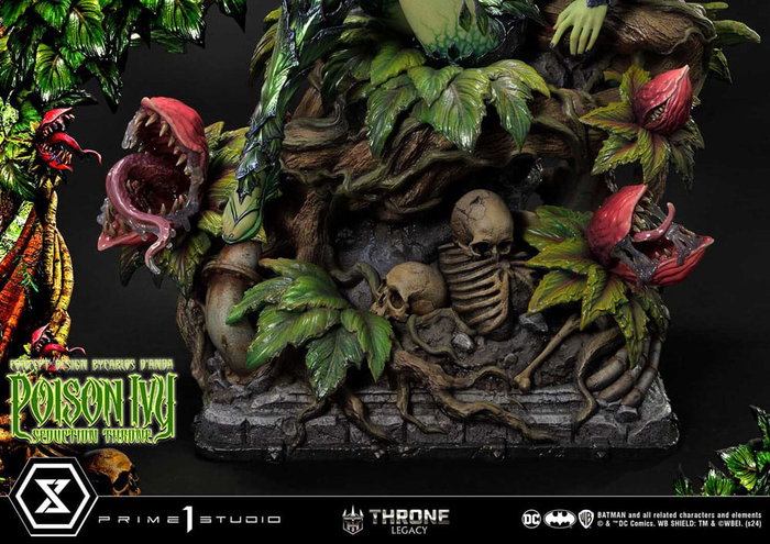 Prime 1 Studio Estatua 1/4 Throne Legacy Collection Batman Poison Ivy Seduction Throne