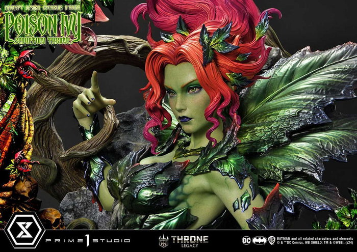 Prime 1 Studio Estatua 1/4 Throne Legacy Collection Batman Poison Ivy Seduction Throne