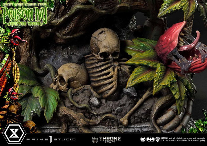 Prime 1 Studio Estatua 1/4 Throne Legacy Collection Batman Poison Ivy Seduction Throne