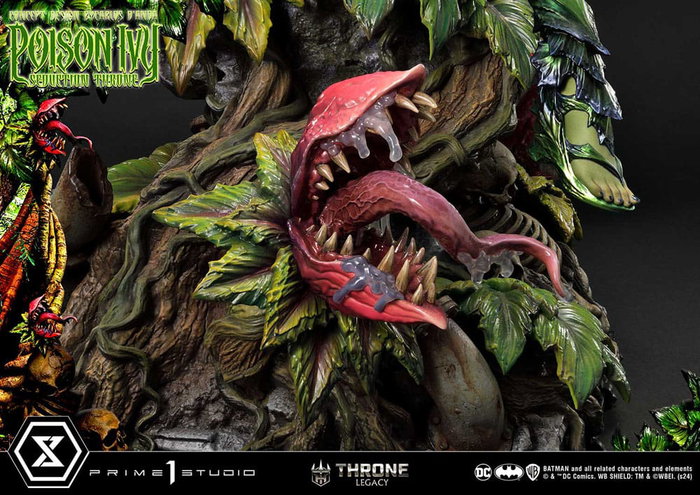 Prime 1 Studio Estatua 1/4 Throne Legacy Collection Batman Poison Ivy Seduction Throne
