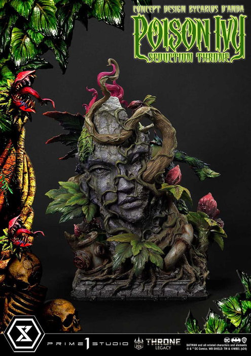 Prime 1 Studio Estatua 1/4 Throne Legacy Collection Batman Poison Ivy Seduction Throne