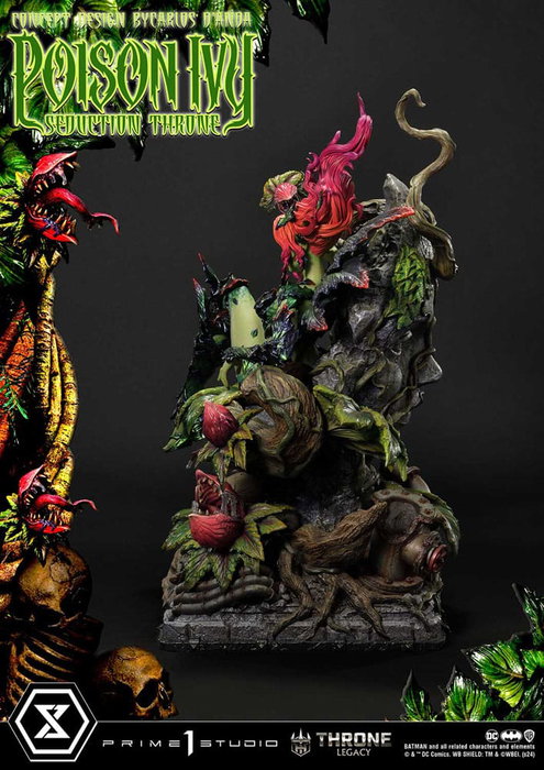 Prime 1 Studio Estatua 1/4 Throne Legacy Collection Batman Poison Ivy Seduction Throne