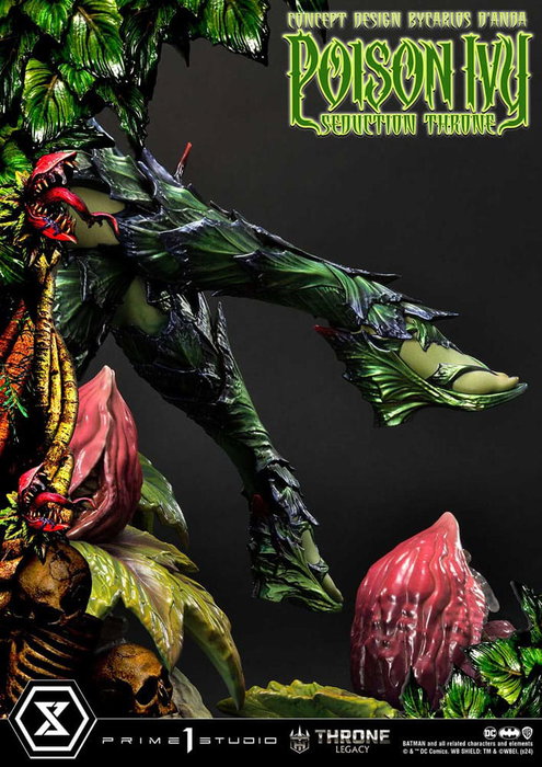 Prime 1 Studio Estatua 1/4 Throne Legacy Collection Batman Poison Ivy Seduction Throne