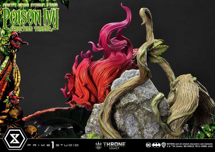Prime 1 Studio Estatua 1/4 Throne Legacy Collection Batman Poison Ivy Seduction Throne
