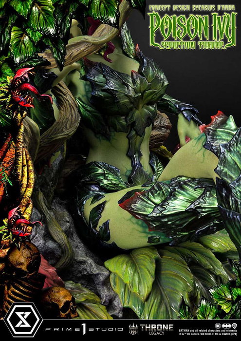 Prime 1 Studio Estatua 1/4 Throne Legacy Collection Batman Poison Ivy Seduction Throne