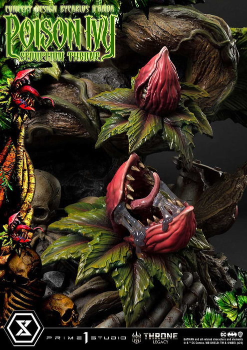Prime 1 Studio Estatua 1/4 Throne Legacy Collection Batman Poison Ivy Seduction Throne