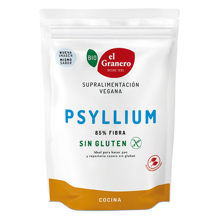El Granero Integral Psyllium sin gluten Bio 125g (Pack de 6 unidades) El Granero Integral Psyllium sin gluten Bio 125g (Pack de 6 unidades)