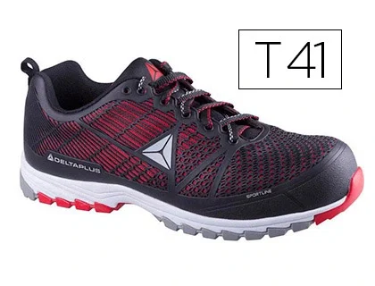 Faru Zapatos de Seguridad S1P HRO FO A E SRC Negro y Rojo Talla 41 Faru Zapatos de Seguridad S1P HRO FO A E SRC Negro y Rojo Talla 41