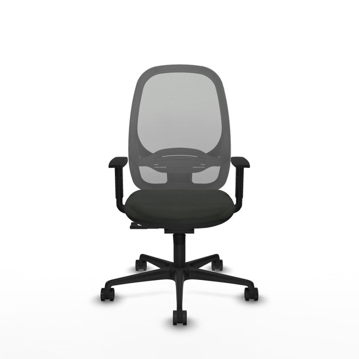 PIQUERAS Y CRESPO Silla de oficina Cilanco con mecanismo Sincro, Gris y Negro PIQUERAS Y CRESPO Silla de oficina Cilanco con mecanismo Sincro, Gris y Negro