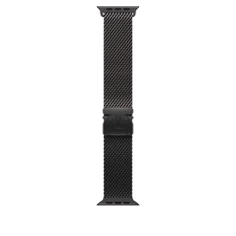 Apple Milanese Loop de titanio negro de 49 mm - Mediano