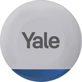 Yale YAL1745589372828 Sirena de Exterior para Alarma Inteligente - 100 dB y Luces LED Intermitentes - Gris