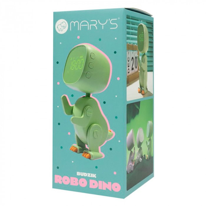 Mary´S Reloj despertador recargable modelo Robo dino
