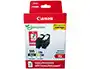 Canon PG-595XL CL-586XL Kit de Recarga Tinta Impresora Inyección Multipack Original - Negro + Color + 50 Hojas Papel Foto 10x15 cm