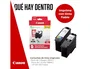 Canon PG-595XL / CL-586XL Photo Value Pack con 50 hojas de papel fotográfico