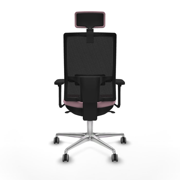 PIQUERAS Y CRESPO Silla de oficina Horna con mecanismo Sincro, Rosa y Negro PIQUERAS Y CRESPO Silla de oficina Horna con mecanismo Sincro, Rosa y Negro