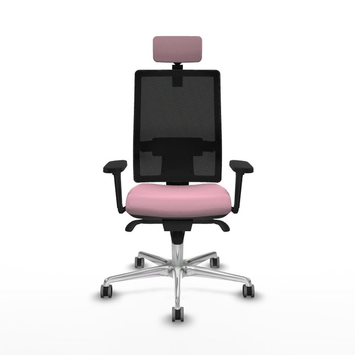 PIQUERAS Y CRESPO Silla de oficina Horna con mecanismo Sincro, Rosa y Negro PIQUERAS Y CRESPO Silla de oficina Horna con mecanismo Sincro, Rosa y Negro