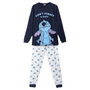 Cerdá Pijama Largo Single Jersey Stitch Azul Talla S