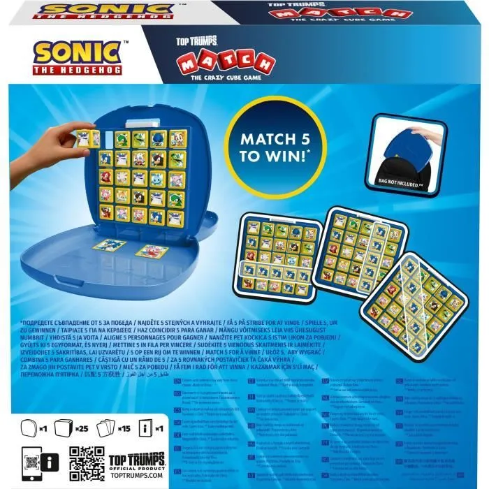 Winning Moves Match - Juego de mesa - Sonic The Hedgehog 2025 - WIN5036905060486