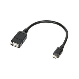 LogiLink Cable USB A a micro B OTG 0,20m Negro