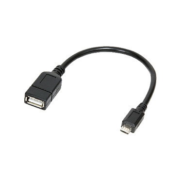 LogiLink Cable USB A a micro B OTG 0,20m Negro LogiLink Cable USB A a micro B OTG 0,20m Negro