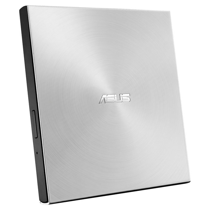 ASUS ZenDrive U8M SDRW-08U8M-U - Unidad óptica externa DVD±RW para sobremesa/portátil, color plata, escritura CD 24x/DVD 8x