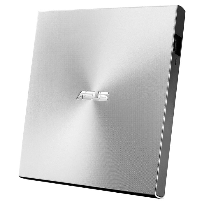 ASUS ZenDrive U8M SDRW-08U8M-U - Unidad óptica externa DVD±RW para sobremesa/portátil, color plata, escritura CD 24x/DVD 8x