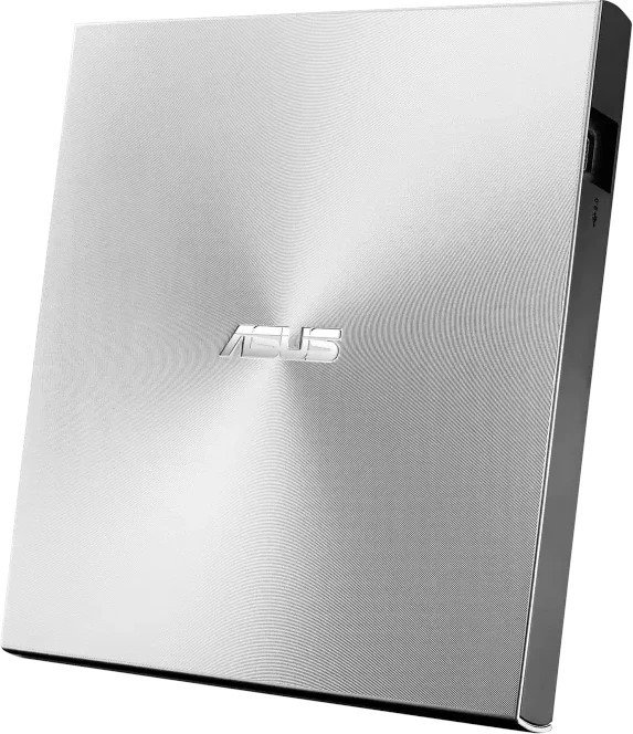 ASUS ZenDrive U8M SDRW-08U8M-U Grabadora de DVD Externa con M-DISC y USB-C, Plata