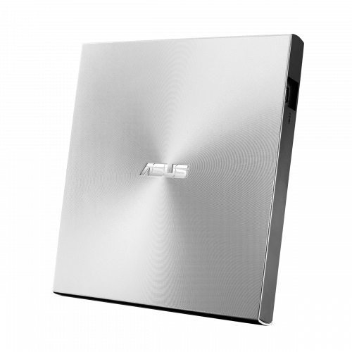 ASUS ZenDrive U8M SDRW-08U8M-U Grabadora de DVD Externa con M-DISC y USB-C, Plata