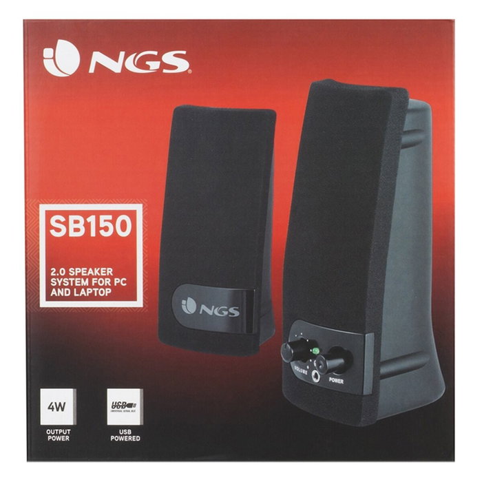 NGS SoundBand 150 Altavoces Multimedia 2.0 Negro NGS SoundBand 150 Altavoces Multimedia 2.0 Negro