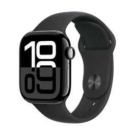 Apple Watch Series 10 GPS + Cellular 42mm Caja Aluminio Negro Jet con Correa Deporte Negra S/M