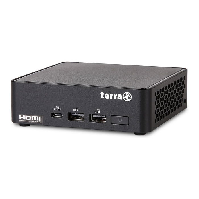 Terra PC-Micro 6000 SILENT GREENLINE - Micro PC con Intel Core Ultra 5 125H, 16 GB RAM, SSD 500 GB, Windows 11 Pro - Negro