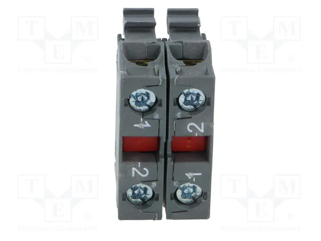 ABB Bloques de Contactos 22mm para Placa Frontal NC x2 ABB Bloques de Contactos 22mm para Placa Frontal NC x2