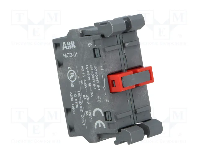 ABB Bloques de Contactos 22mm para Placa Frontal NC x2 ABB Bloques de Contactos 22mm para Placa Frontal NC x2