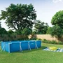Intex Piscina Frame Rectangular 450X220X84Cm con Bomba
