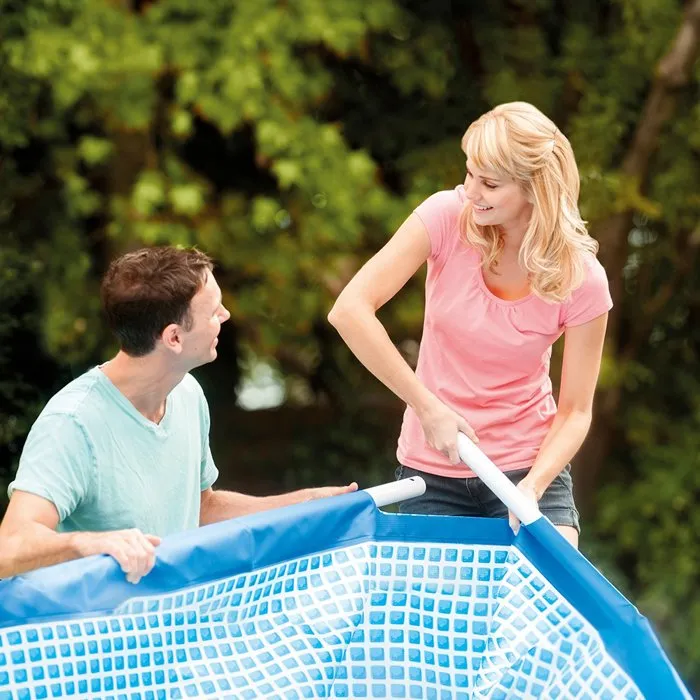 Intex Piscina Frame Rectangular 450X220X84Cm con Bomba